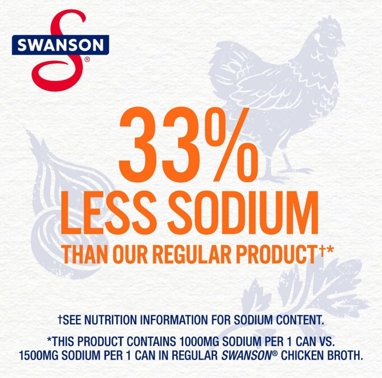 Swanson Natural Goodness 33% Less Sodium Chicken Broth, 14.5 oz Can (Pack of 4)