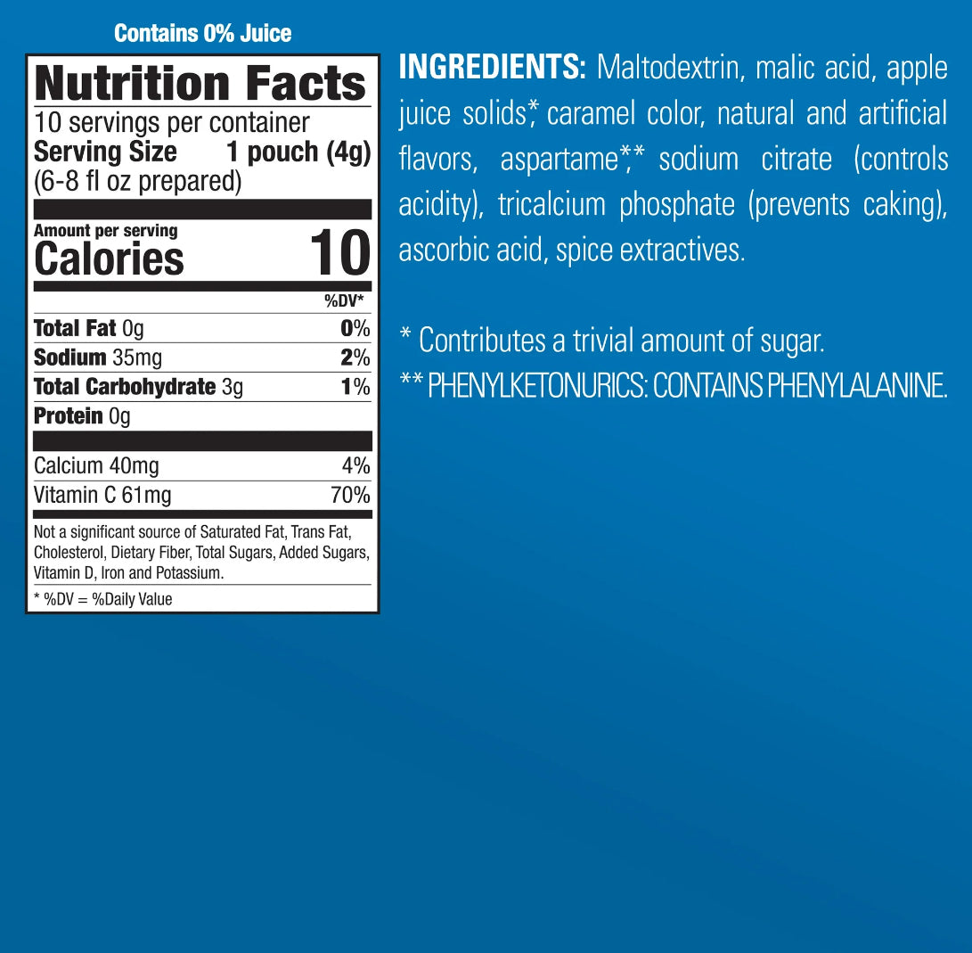 Alpine Sugar Free Spiced Cider Original Drink Mix (Pack of 4)