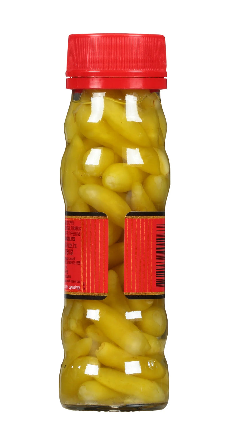 Trappey's Hot Peppers in Vinegar, 4.5oz (Pack of 2)