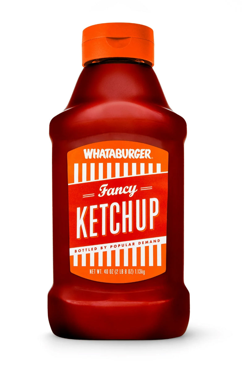 Whataburger Fancy Ketchup and Spicy Ketchup, 40oz (1 each)