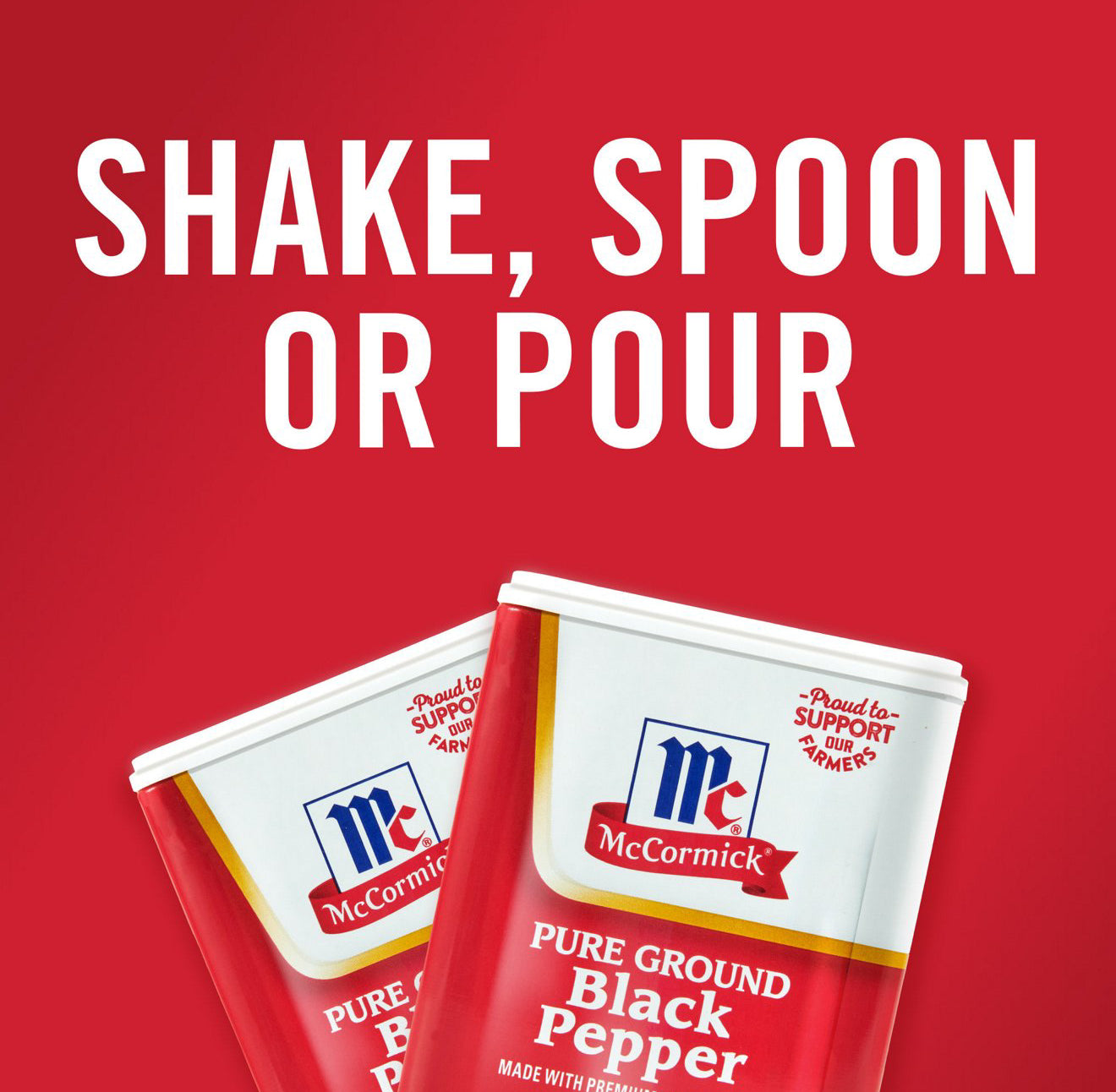 McCormick Pure Ground Black Pepper, 3 oz (Pack of 4)