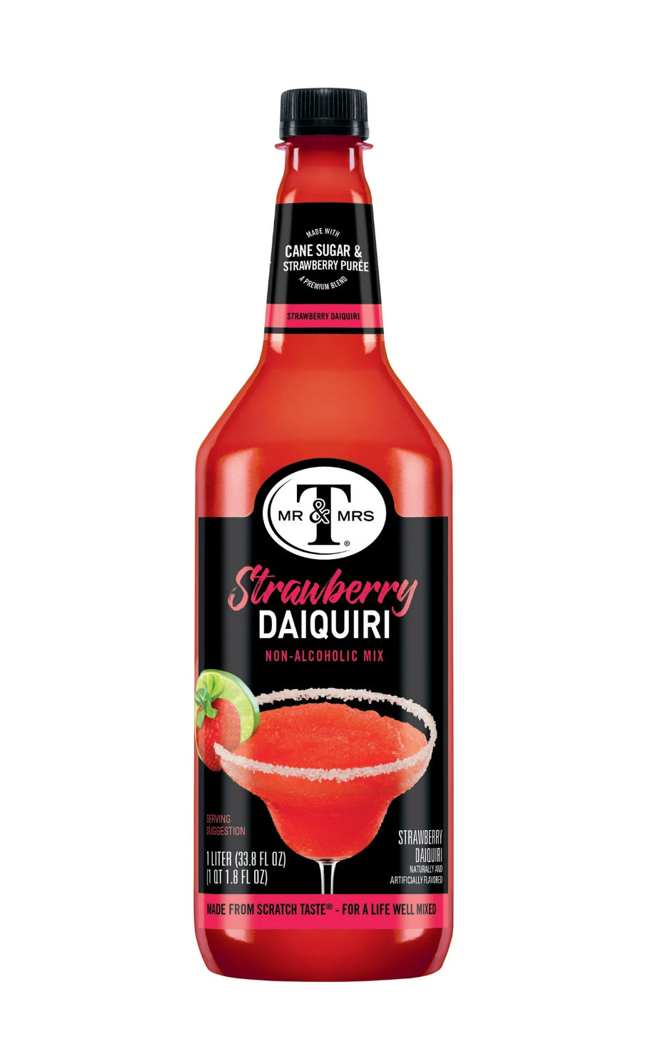 Mr & Mrs T Original and Strawberry Margarita Mix, 1 L each (2 Original and 2 Strawberry)