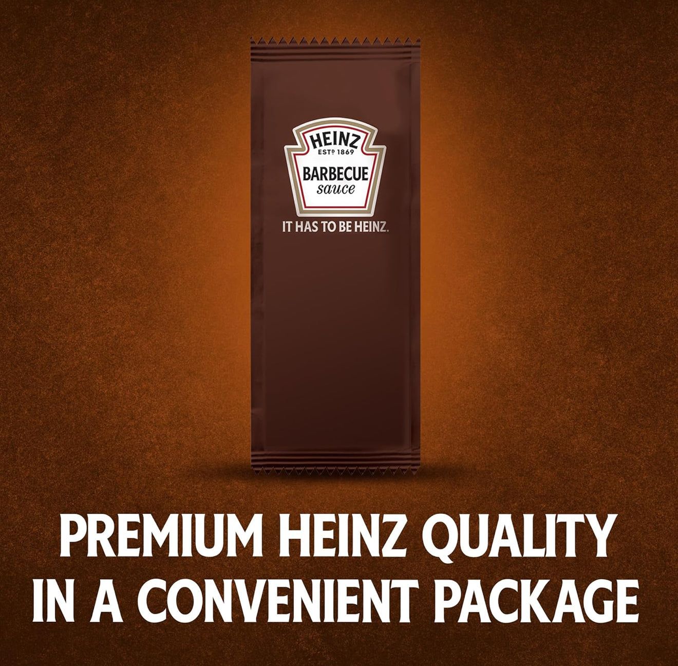 Heinz BBQ Sauce Single Serve Packets, .4 oz (Box of 200)