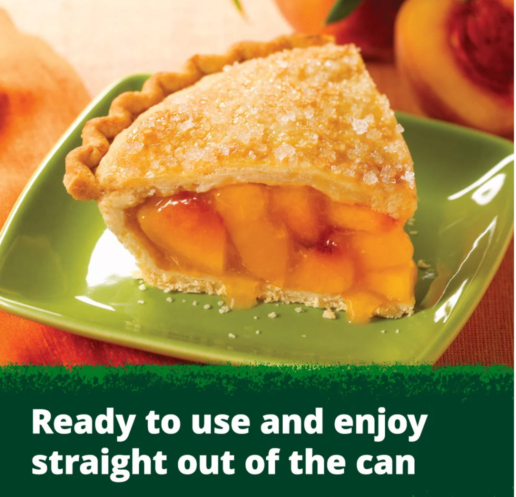 Lucky Leaf Premium Peach Pie Fruit Filling & Topping (Pack of 4)