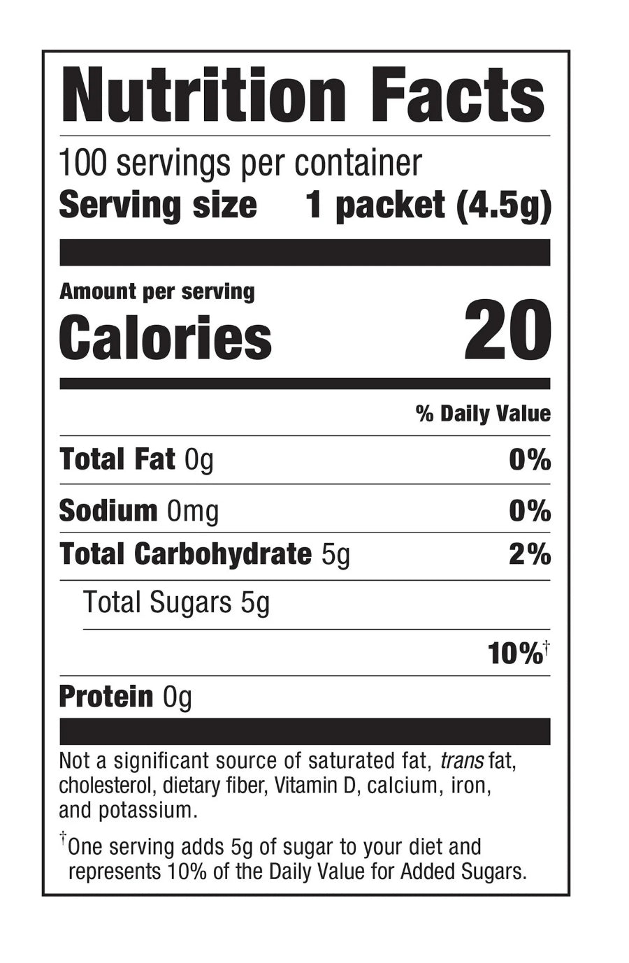 Sugar in the Raw® Turbinado Cane Sugar 100 ct Packs