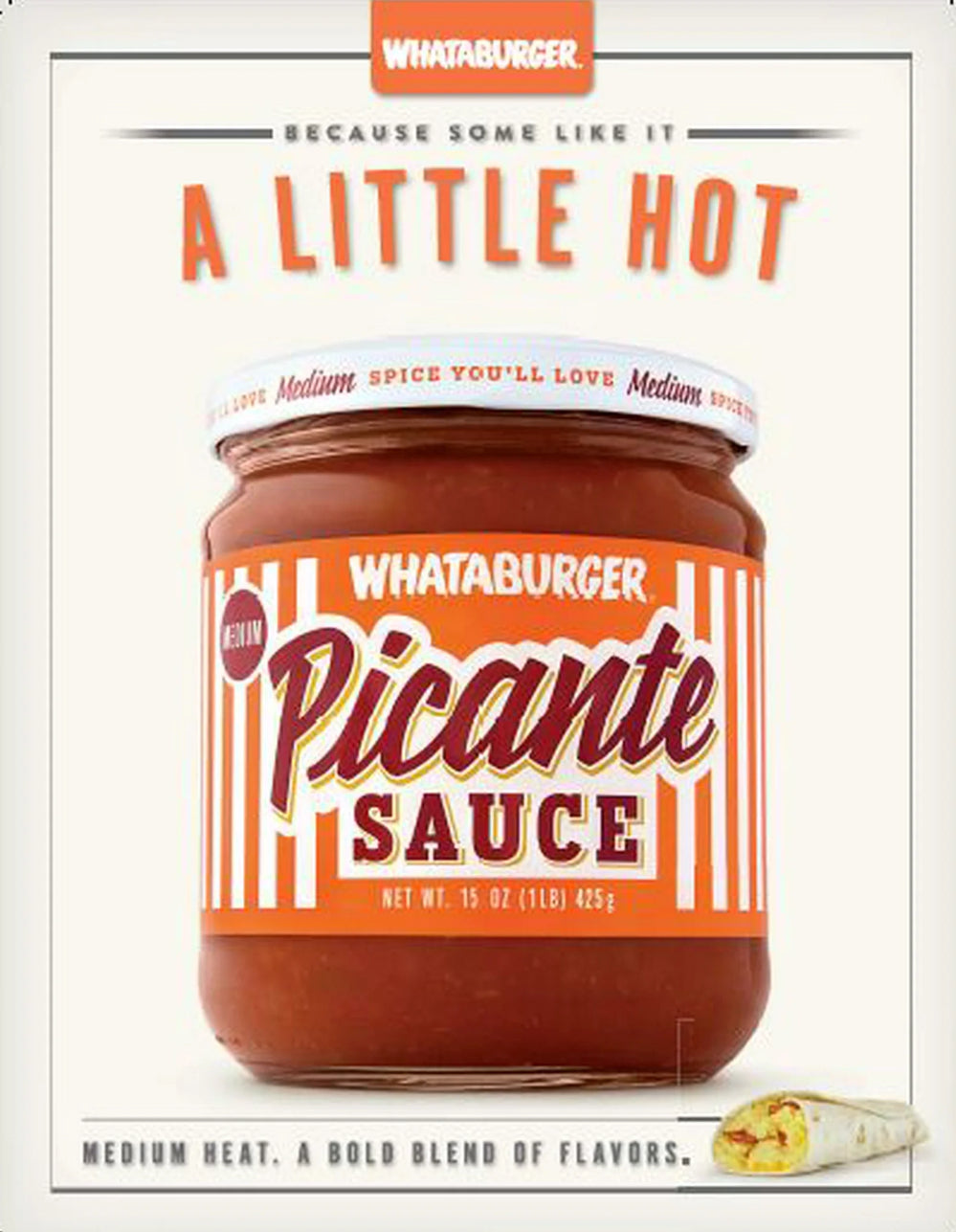 Whataburger Picante Sauce, 15oz