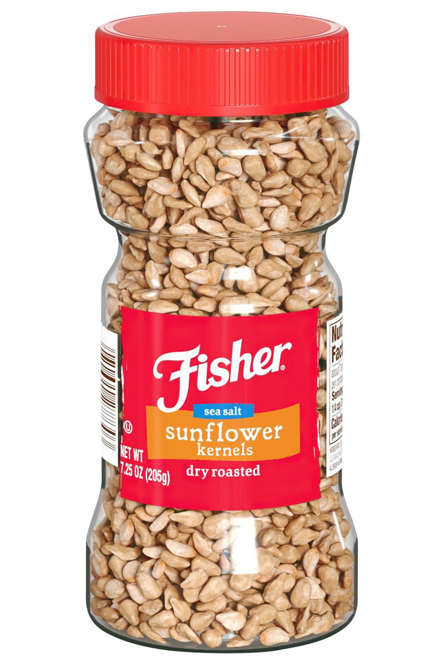 Fisher Salted Dry Roasted Sunflower Kernels, 7.25 oz