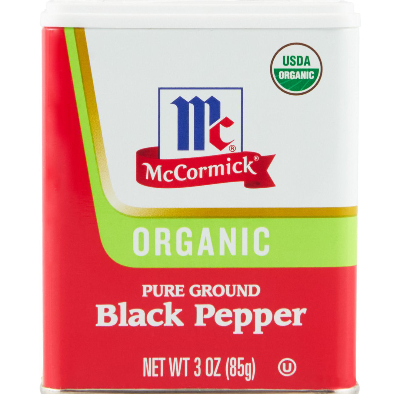 McCormick Ground Organic Black Pepper, 3 oz (Pack of 4)