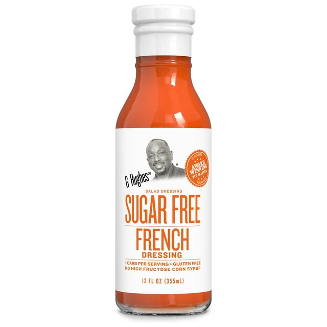G Hughes Sugar Free French Dressing, 12 fl oz, Pack of 4