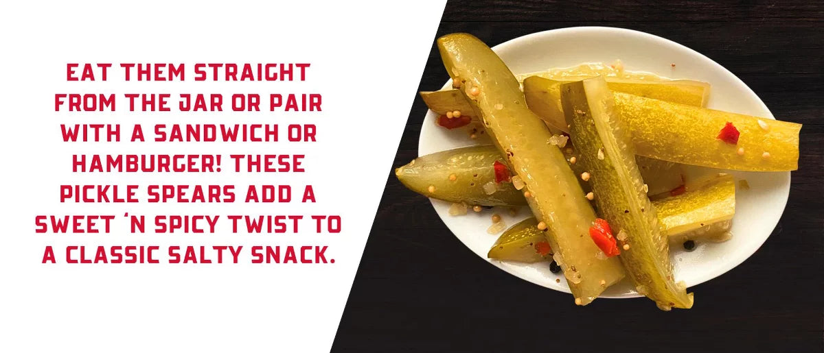 Famous Daves Signature Spicy Pickle Spears, 24 oz (Pack of 2)