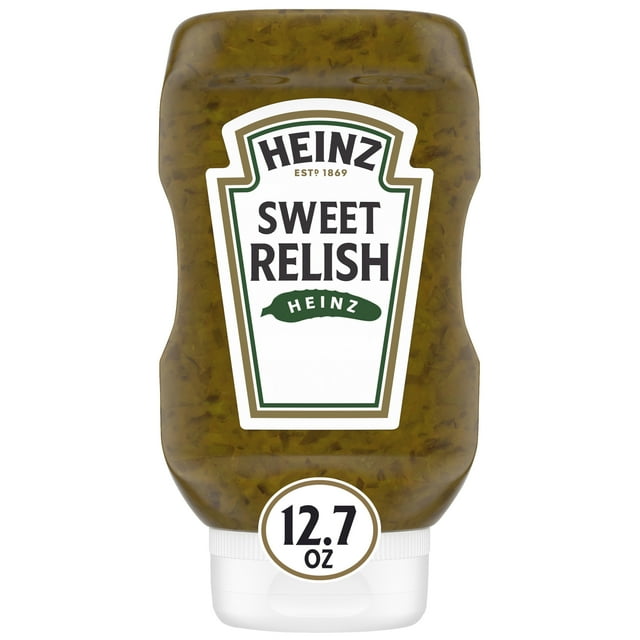 Heinz Sweet Relish, 12.7 fl oz Bottle, Pack of 2