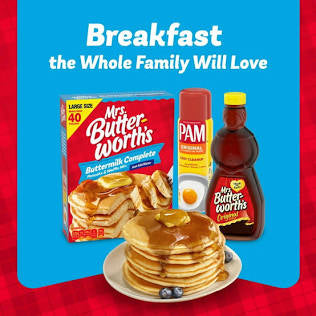 Mrs. Butterworth's Buttermilk Complete Pancake & Waffle Mix, 32 oz (Pack of 2)