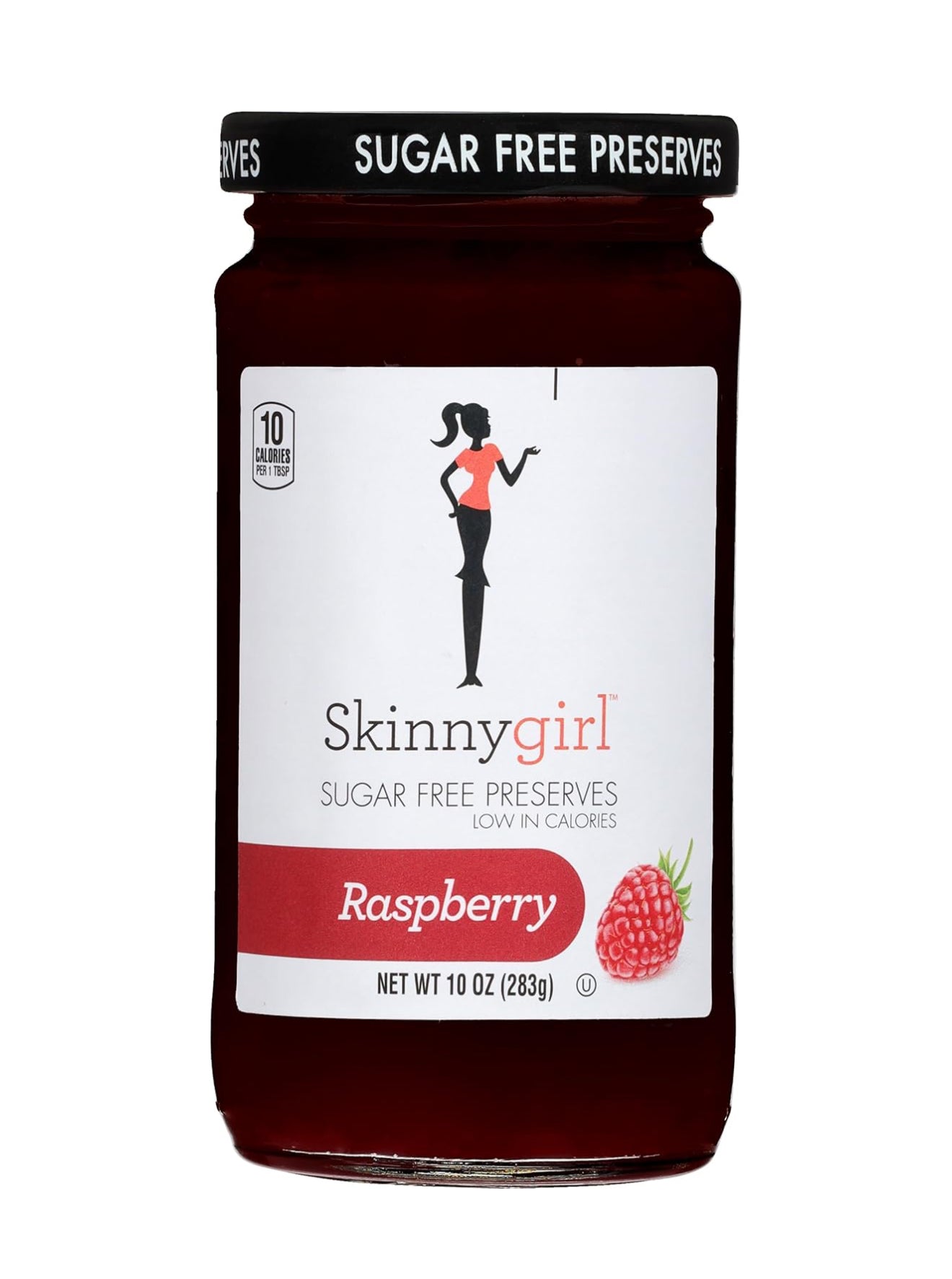 Skinnygirl Sugar Free Raspberry Preserves, 10 oz (Pack of 2)