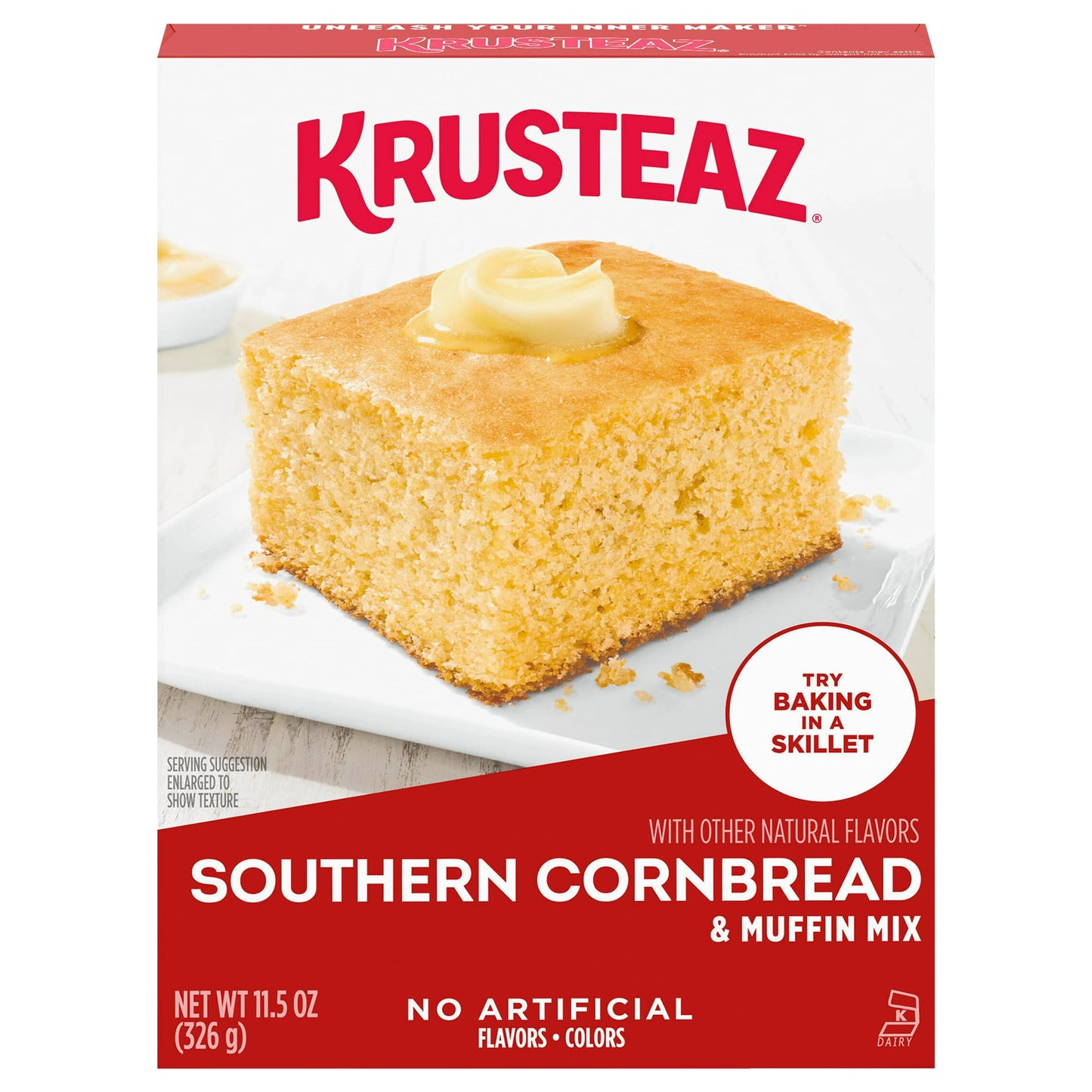 Krusteaz® Southern Cornbread & Muffin Mix 11.5 oz. Box(Pack of 2)