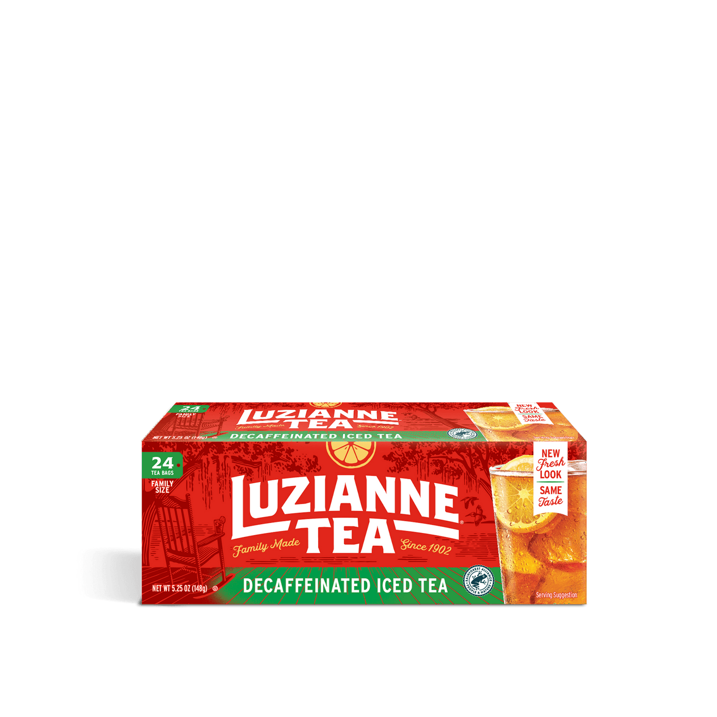 Luzianne Decaffeinated Iced Tea Bags 24 Count, 5.25 oz