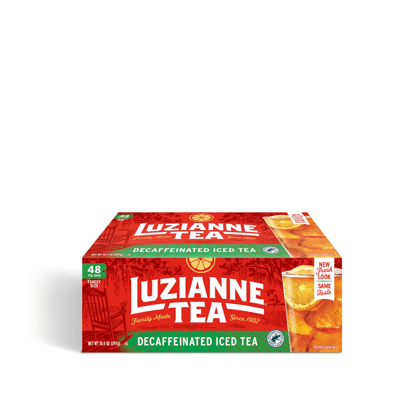 Luzianne Decaffeinated Iced Tea, Tea Bags, 48 ct (Pack of 4)