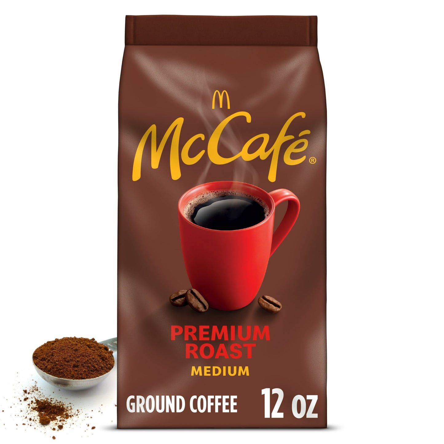 McCafe Premium Roast, Medium Roast, Ground Coffee, 12 oz, Pack of 4