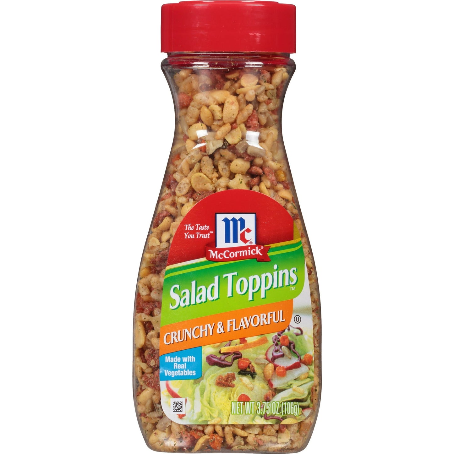 McCormick Non-GMO Kosher Crunchy & Flavorful Salad Toppings, 3.75 oz Bottle (Pack of 4)