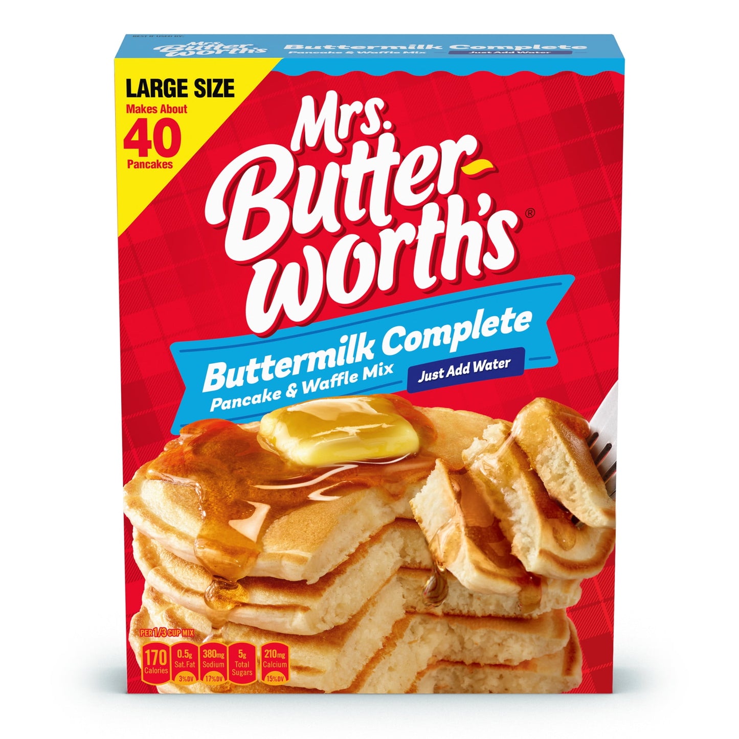 Mrs. Butterworth’s Pancake Mix & Sugar-Free Syrup Bundle – 32 oz Mix + 24 oz Syrup