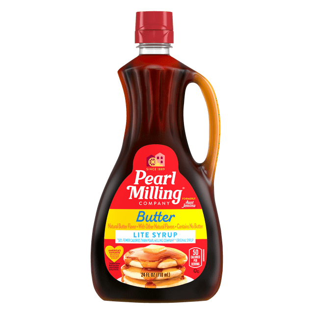 Pearl Milling Company Butter Light Syrup, 24oz, Bottle, Pack of 4