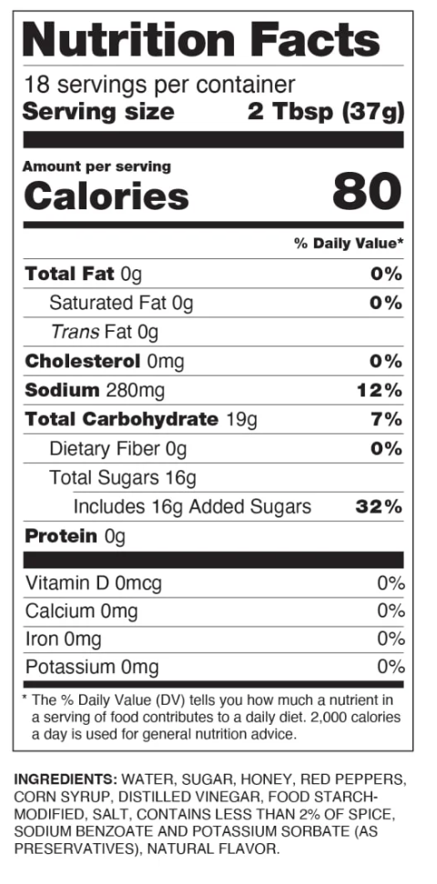 Popeyes Louisiana Kitchen Sweet Heat Dipping Sauce, 18 oz Bottle (Pack of 2)