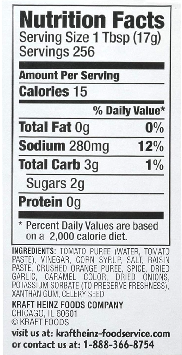 A1 Steak Sauce, 1 Gallon
