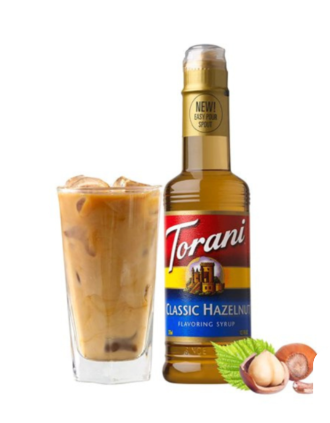 Torani Classic Hazelnut Flavoring Syrup, 12.7 (Pack of 4)