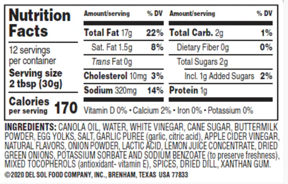 Briannas Home Style Classic Buttermilk Ranch Dressing, 12 Fl Oz (Pack of 4)