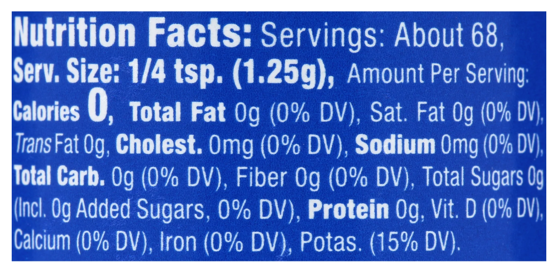 Nu-Salt Salt Substitute, 3 Oz