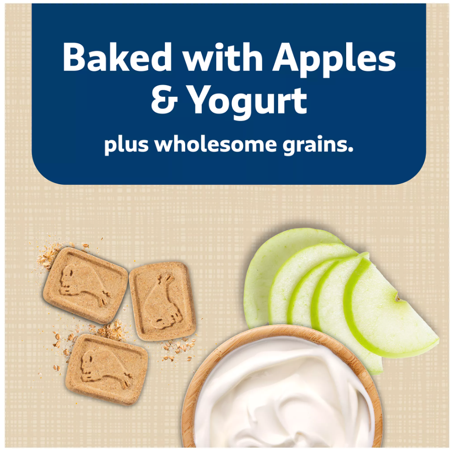 Blue Buffalo Health Bars Crunchy Adult Dog Treats, 16 oz - Apple & Yogurt (Pack of 2)