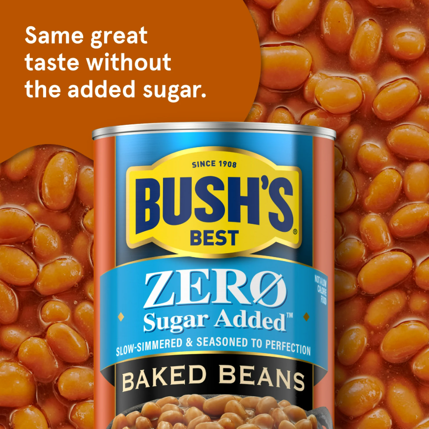 Bush's Best Bush's Baked Beans Zero Sugar Added 27.5 oz (Pack of 3)