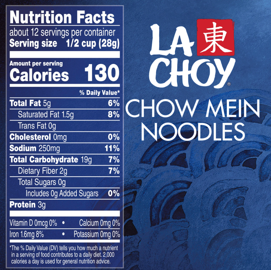 La Choy Chow Mein Noodles, 12oz (Pack of 2)