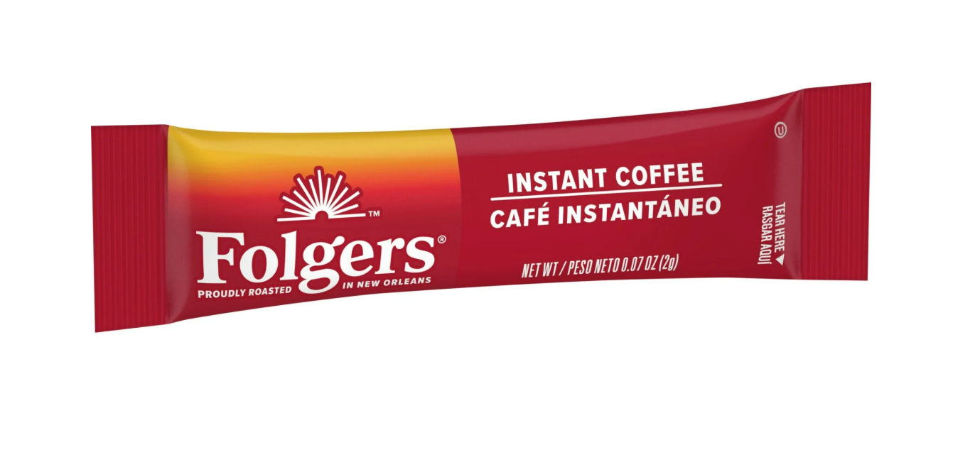 Folgers Classic Roast Single Serve Medium Roast Instant Coffee Packets, 7ct (Pack of 4)