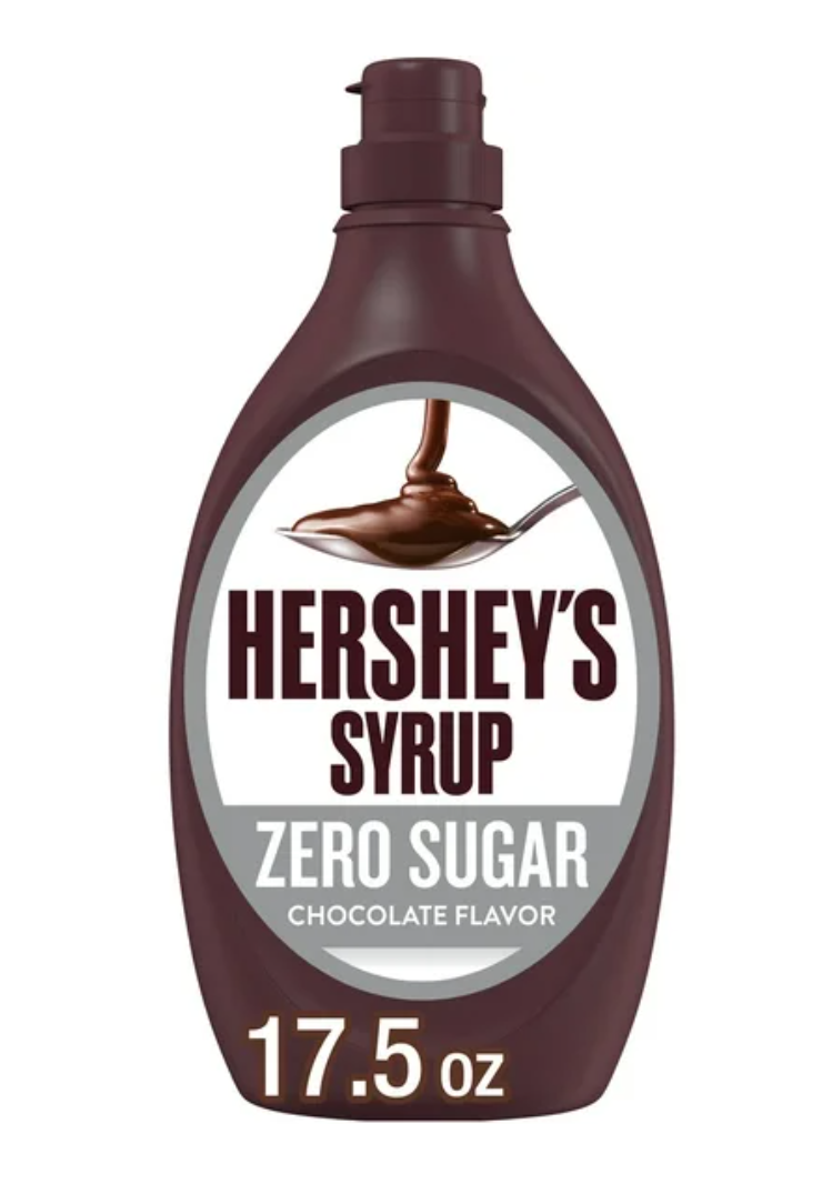 Hershey’s Sugar Free Chocolate Syrup, 17.5oz (Pack of 2)