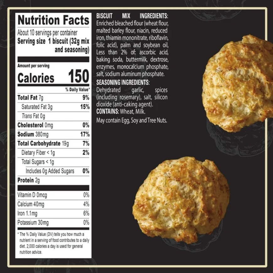 Red Lobster Rosemary Parmesan Biscuit, 11.36 oz Box