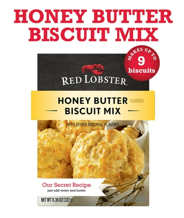 Red Lobster Honey Butter Biscuit Mix, 11.36 oz Box