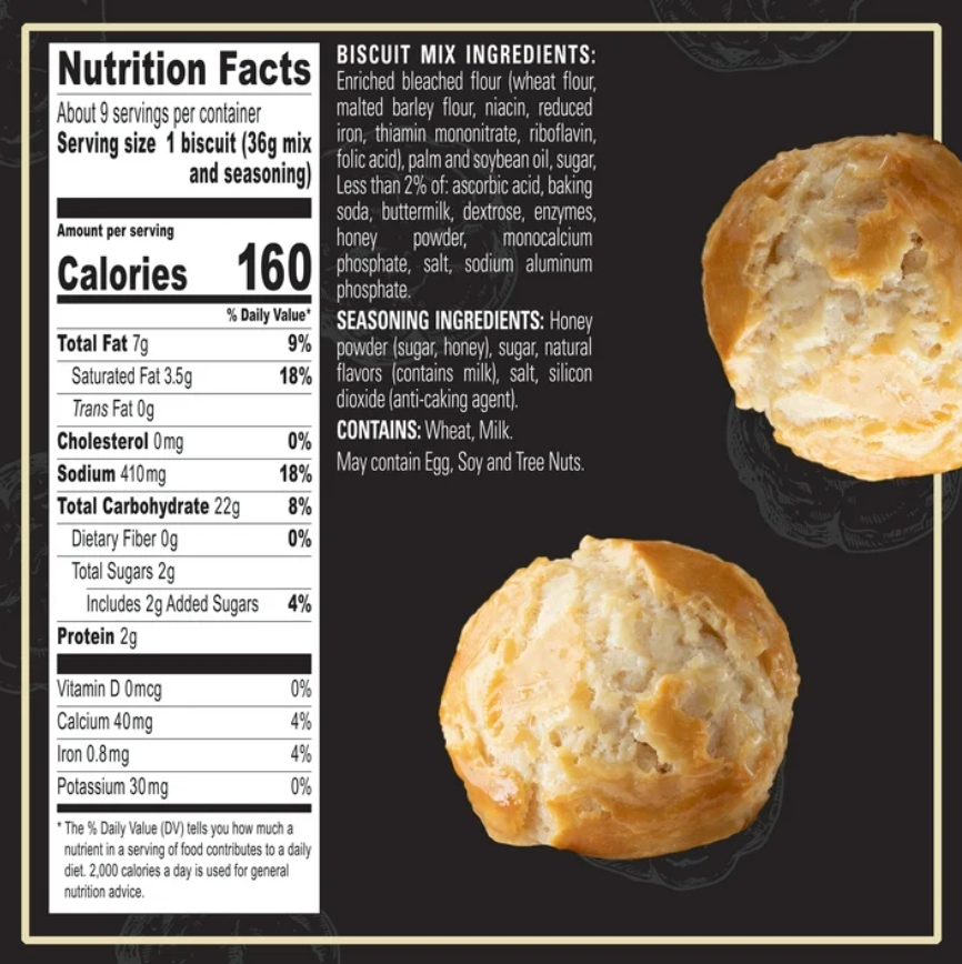 Red Lobster Honey Butter Biscuit Mix, 11.36 oz Box