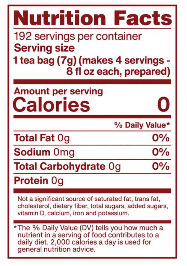 Luzianne Original Iced Tea, Tea Bags 48 ct. (Pack of 2)
