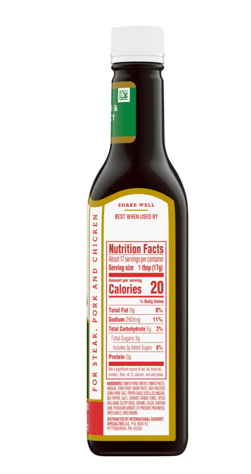 A.1. Bold & Spicy Sauce, 10 oz Bottle (Pack of 3)