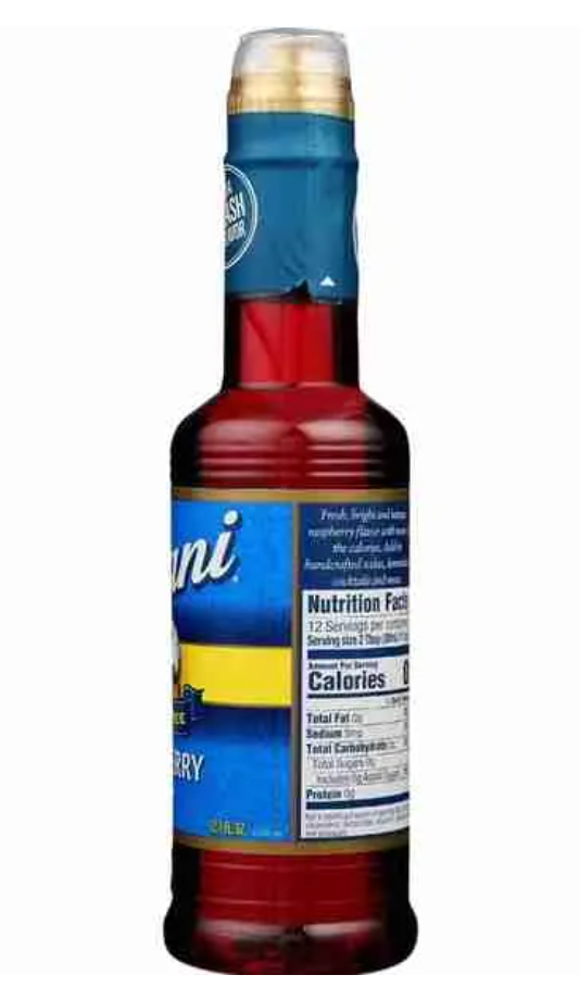 Torani Sugar Free Raspberry Syrup, 12.7 oz (Pack of 2)