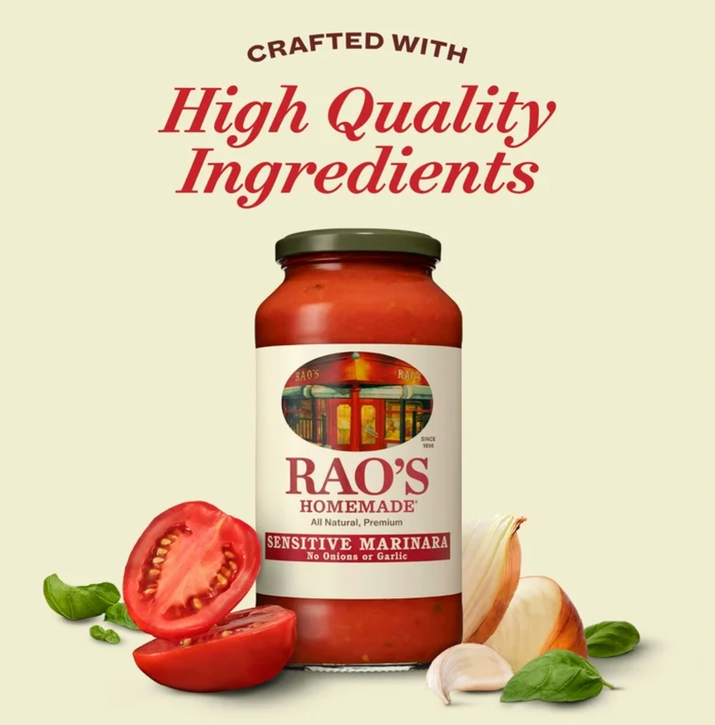 Rao's Homemade All Natural Marinara Sauce Sensitive Formula, 24oz. (Pack of 2)