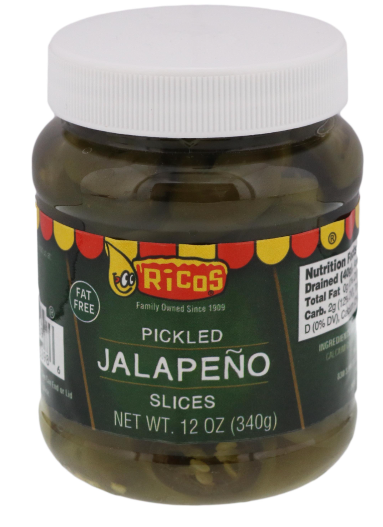 Ricos Pickled Jalapeno Slices, 12 oz