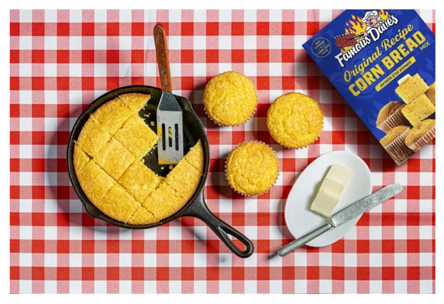 Famous Dave's Original Recipe Corn Bread Mix, 15oz (Pack of 2)