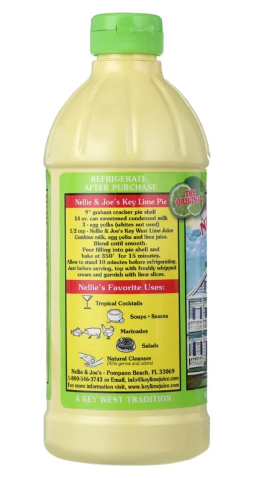 Nellie and Joe's Key West Lime Juice, 16 oz (Pack of 2)