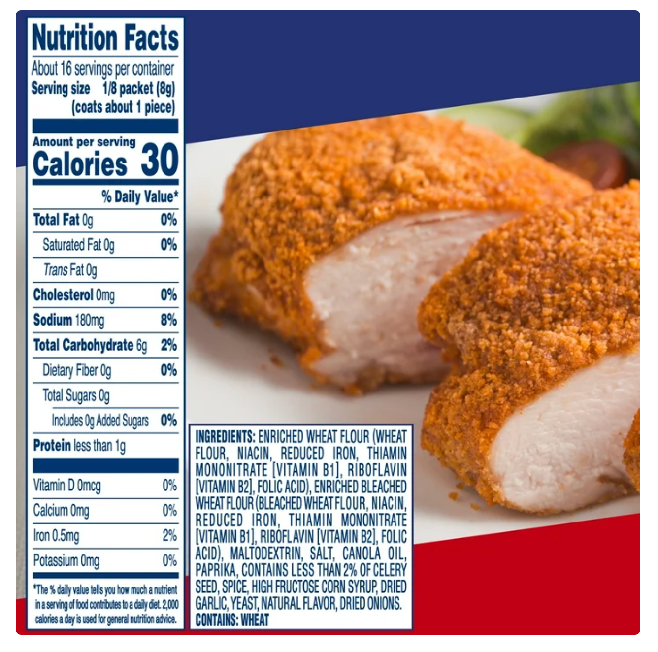 Shake 'N Bake Original Chicken Seasoned Coating Mix, 4.5 oz Box (Pack of 2)