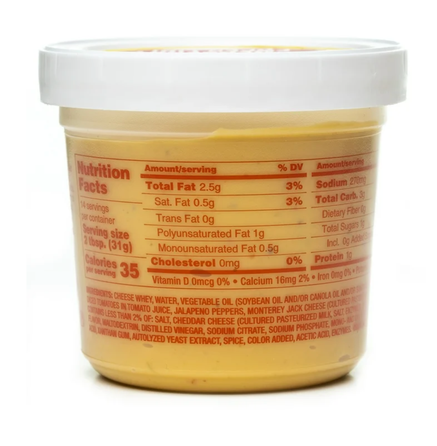 Ricos® Queso Pronto Medium Yellow Cheese Dip & Spread with Tomato and Jalapeno, 15 oz (Pack of 4)
