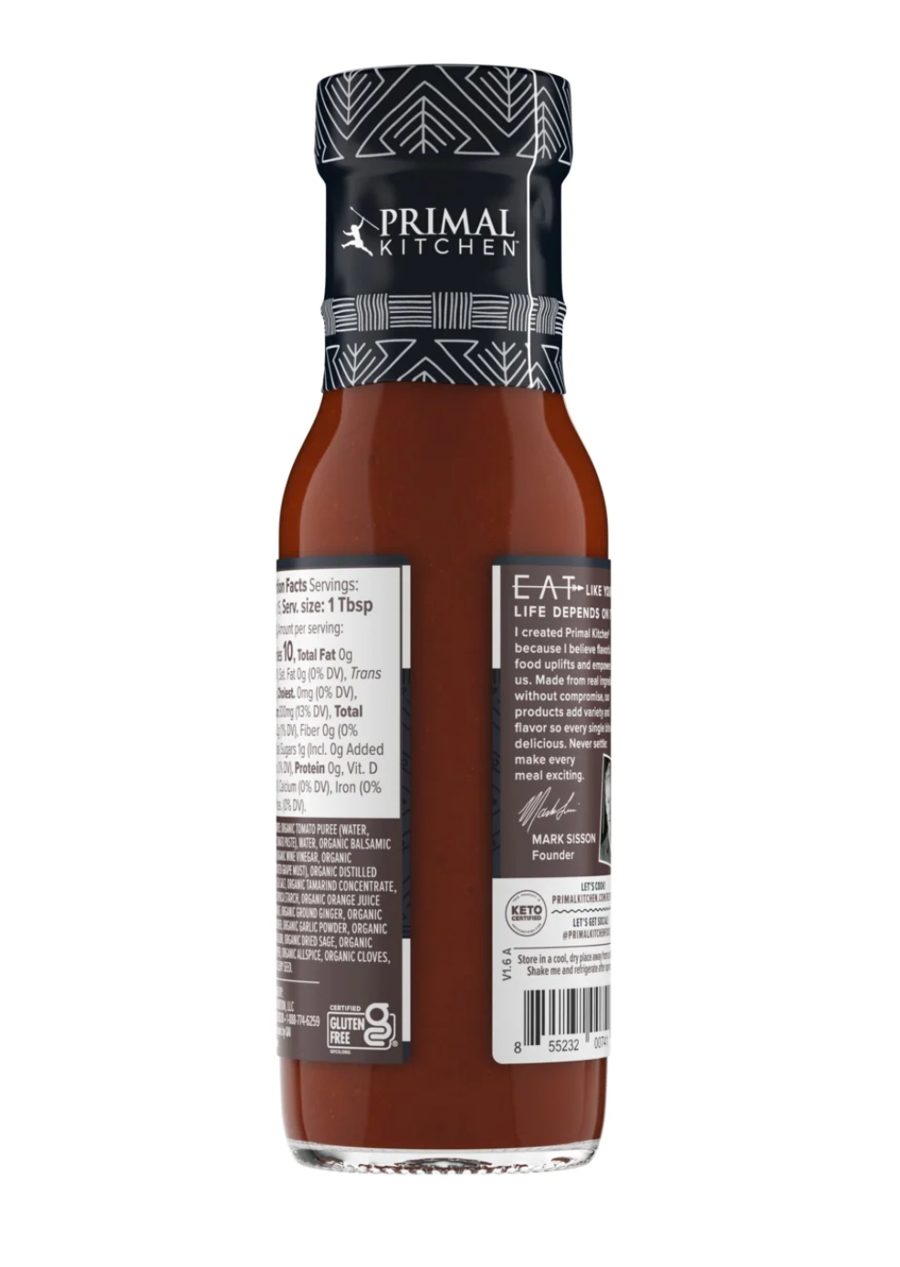 Primal Kitchen Organic Steak Sauce, Sugar Free, 8.5 oz (Pack of 3)