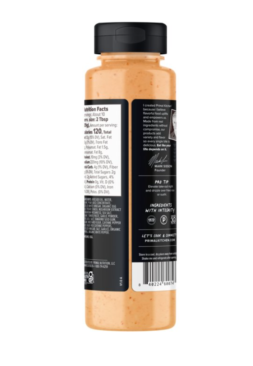 Primal Kitchen Yum Yum Dipping Sauce, 10 oz (Pack of 4)