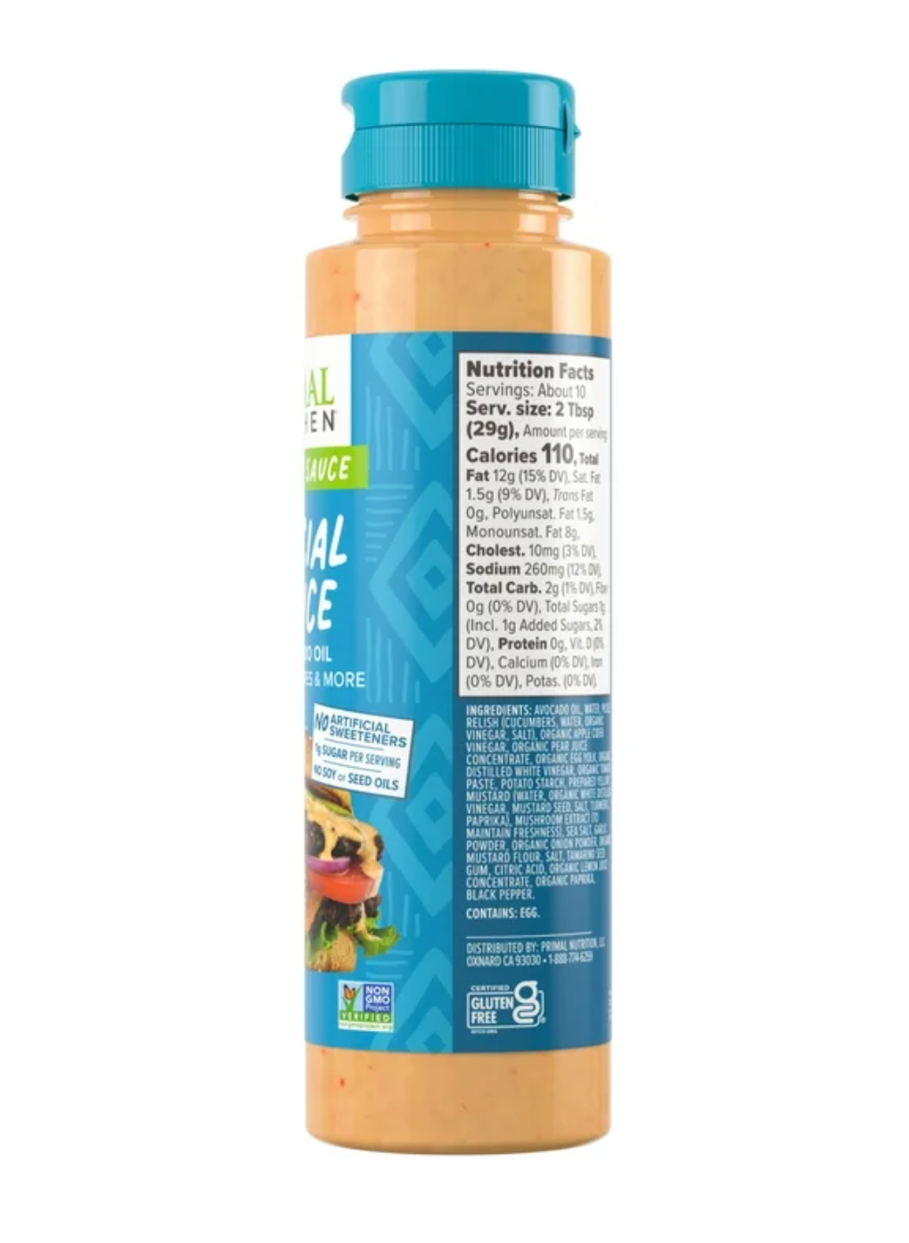 Primal Kitchen Special Burger Dipping Sauce, 10 oz (Pack of 4)