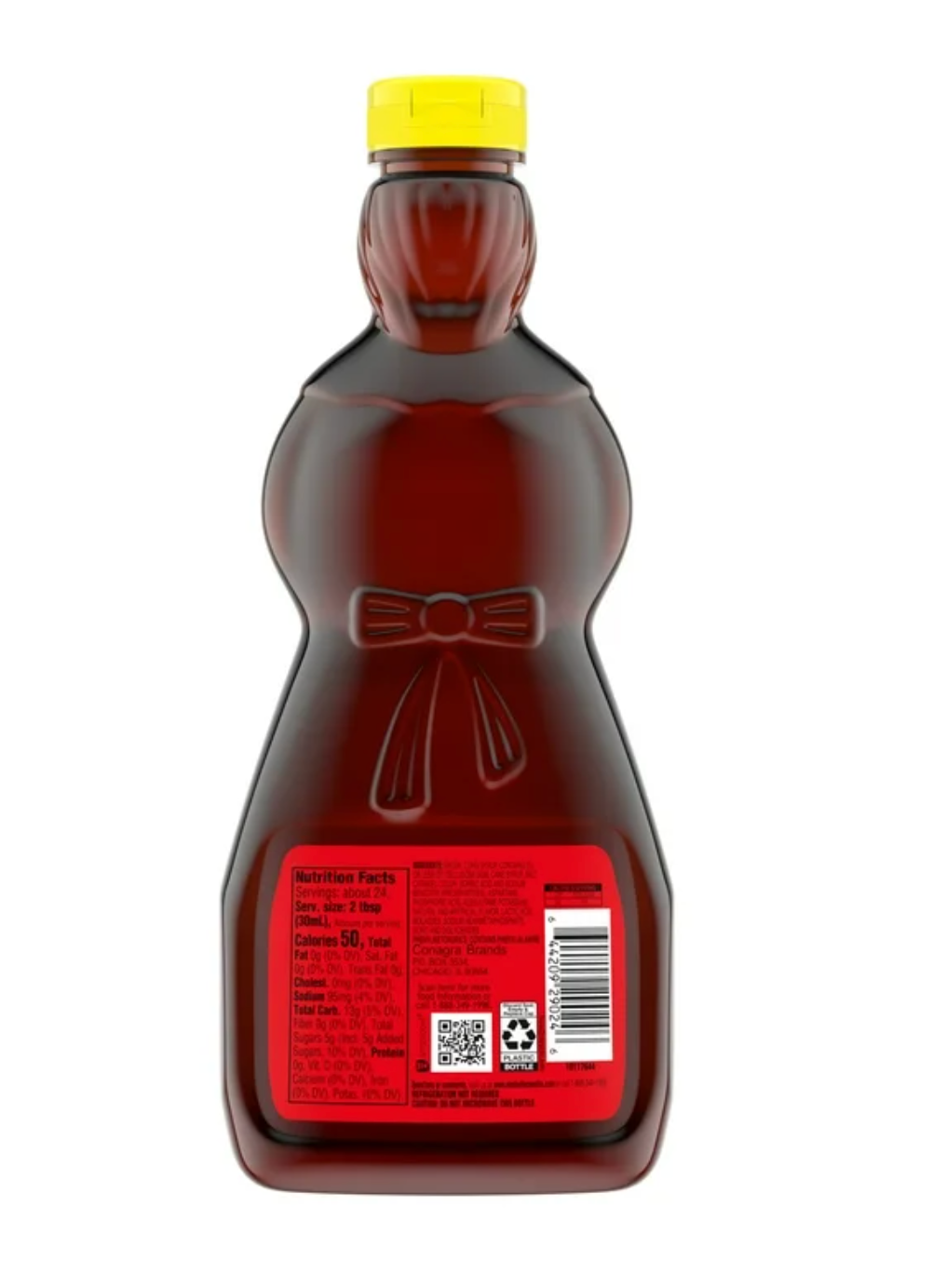 Mrs. Butterworths Lite Syrup 24 Fl Oz Plastic Bottle (Pack of 3)